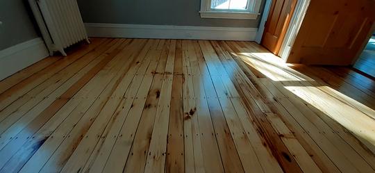 Yellow pine with satin finish